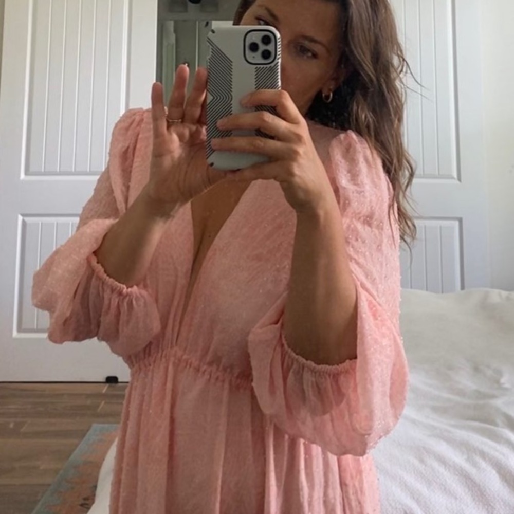 Stevie May Floyd Midi Dress Pink XS - Picture 3 of 9